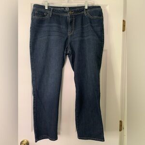 N62 Jeans Womens Blue Denim Boyfriend Modern Fit Mid Rise Size 16